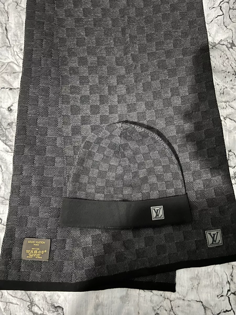 Louis Vuitton Beanie & Scarf Set In Brown