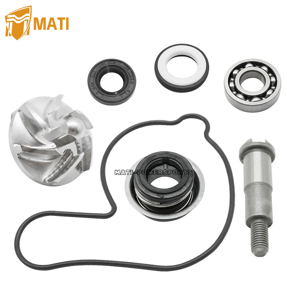For Honda TRX450R TRX450ER Water Pump Repair Kit Impeller Bearing Seal