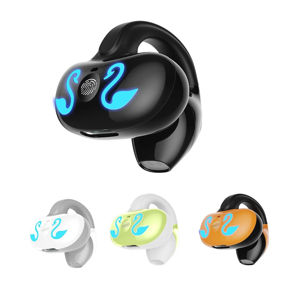 Wireless Ear Clip Headphones 5.3 Open Ear Workout Bone Conduction