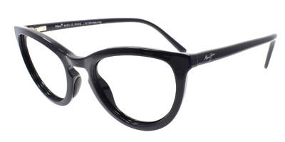 Maui Jim Star Gazing MJ813-03 Cat Eye Sunglasses Gloss Black  display picture 2