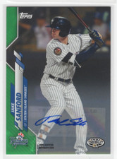 2020 Topps Pro Debut Autographs Green #PD130 Jake Sanford Auto /99 - NM-MT