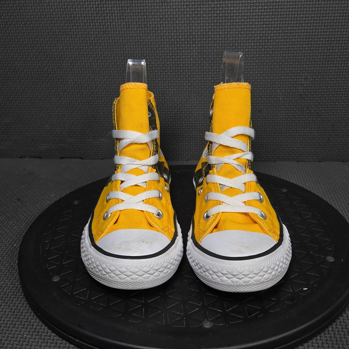 Converse Chuck Taylor Hi Top Shoes Toddler Sz 13 Yellow Black