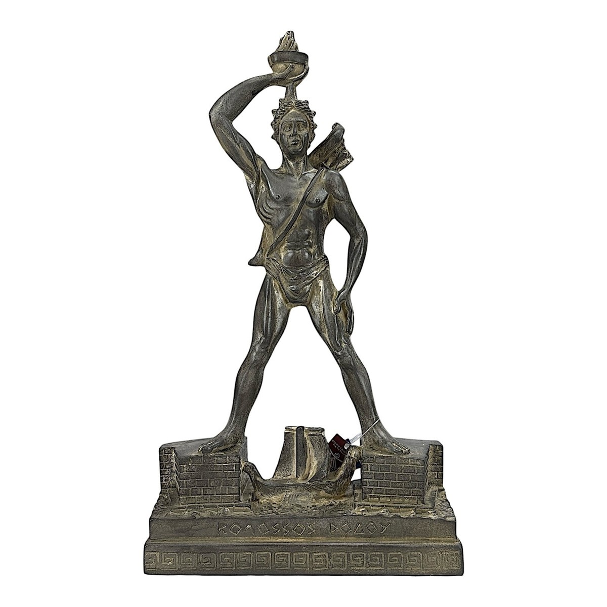 Colossus of Rhodes Statue of the Sun God Helios Hard Plaster