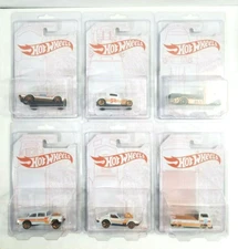 Hot Wheels Pearl and Chrome Set/Lot of 6 all in protective NOZLEN Case