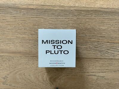 OMEGA X SWATCH BIOCERAMIC MOON SWATCH - MISSION TO PLUTO - ORIGINAL - NEU