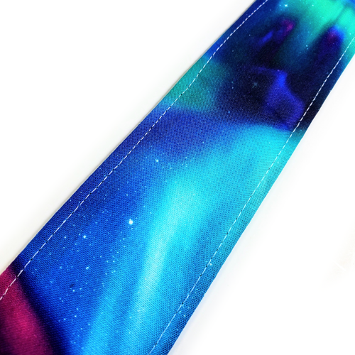 Aurora Borealis Gitarrengurt - Northern Lights Gitarrengurt - doppelt gepolstert - - Bild 2 von 10