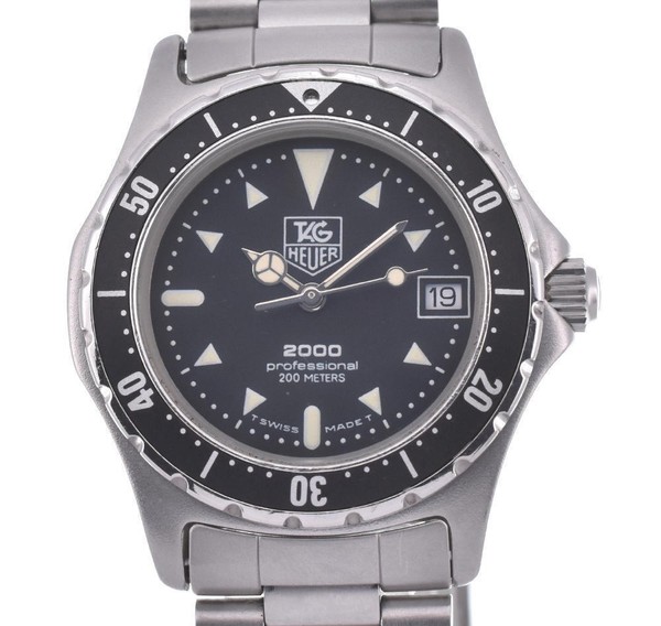 TAG Heuer 2000 Men's Black Watch - 973.013 for sale online | eBay