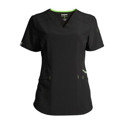 ScrubStar Women's Active V-Neck Nurses/HealthCare/ Medical Scrub Top w/Pockets
