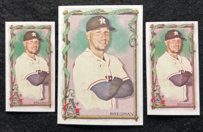 Lot Of 3 - 2023 Allen & Ginter - Alex Bregman - #36 Astros - A&G Mini/Mini/Base