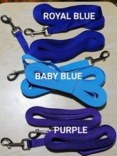 LONG REINS PAIR of 12ft lunge line 3.65m in 25mm or 20mm width web training aid
