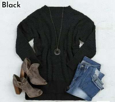 popcorn stitch sweater