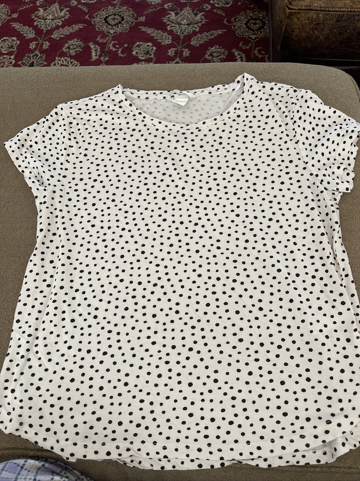 Basic/Basique Size Small Polka Dot Design Short S… - image 1
