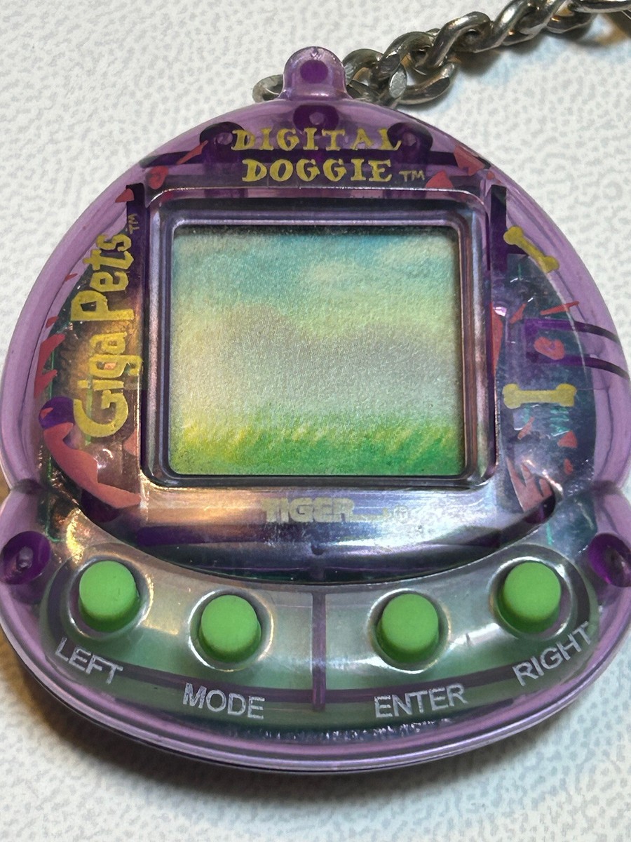 Rare VINTAGE 1997 GIGA PET DIGITAL DOG / DOGGIE - PURPLE | eBay