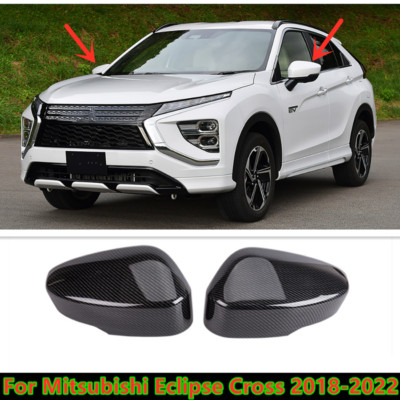 Carbon Fiber Side Mirrors Rearview Cover For Mitsubishi Eclipse Cross 2018-2022