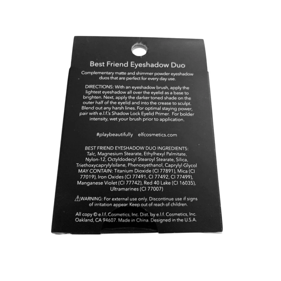 e.l.f. Best Friend Eyeshadow Duo – Soul Mate Matte & Shimmer Shades - Image 3 of 3