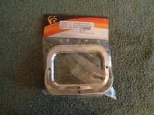NOS 1998 GG Grand General 80786 Rectangle Visor Cover Chrome (plastic) H4