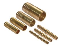 Schlauchverbindungsrohr aus Messing, Varianten von 5 - 38 mm - Schlauchverbinder