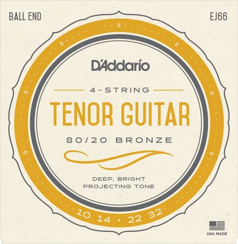 D'Addario EJ66 Tenor Guitar Strings 10-32 