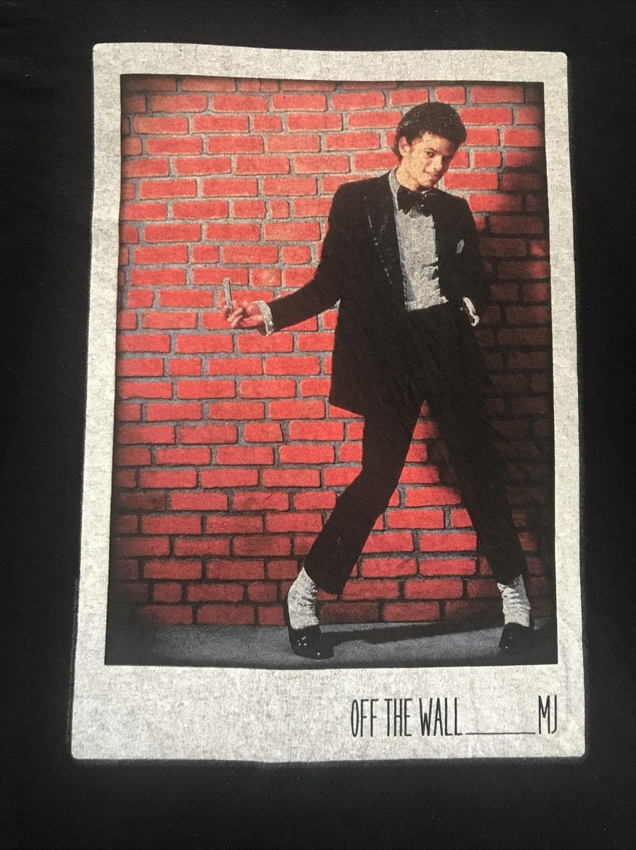 Michael Jackson Off The Wall Size XL Black T Shirt | eBay
