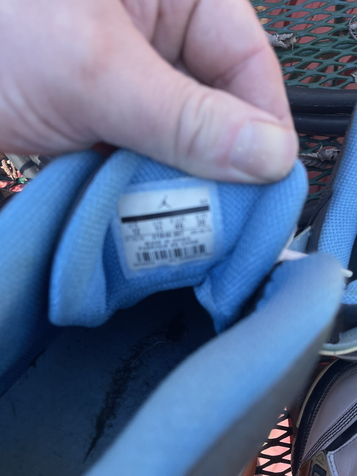 RARE Nike Jordan Jumpman UNC Basketball Shoes Men&rsquo;s 12