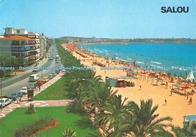 D091123 Costa Dorada. Salou. Playa y Paseo. No. T. 61126. Kolorham. A. Campana