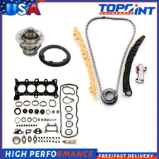 Timing Chain Kit Head Gasket Thermostat for 06-11 Honda Civic 1.8L SOHC