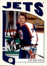 Tim Watters Signed 2004-05 ITG In The Game Franchises card Winnipeg Jets
