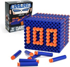 EKIND 100 Pcs Suction Darts Foam Bullet Compatible for NERF N-Strike Series