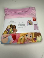 Disney Princess 2T Toddler 2-Piece Pajama Set Fleece