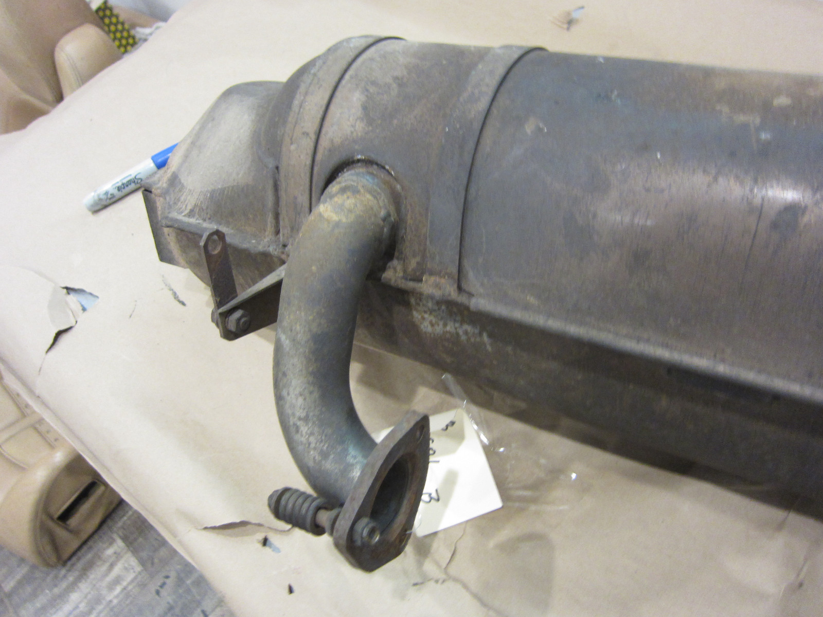 Ferrari 308 , Mondial - 2V -  Rear Muffler -  USED - Part # 111901