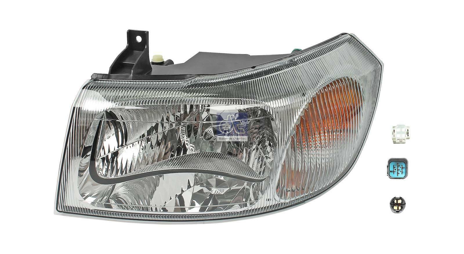 Phare avant gauche Ford Transit avec faisceau large et lentille polycarbonate anti UV