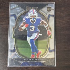 2022 Panini Select Damar Hamlin 100 RC Rookie Card Buffalo Bills