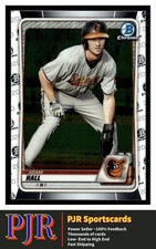 2020 Bowman #BCP-90 Adam Hall Baltimore Orioles  Chrome Prospects