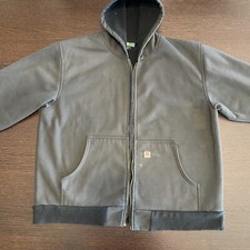 Vintage Wear Guard Made in USA Polartec Fleece Lined Hoodie XL BROKEN ZIPPER