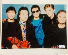 THE KINKS Signed Autograph 10X8 Photograph RAY AND DAVE DAVIES JSA Authenticatio