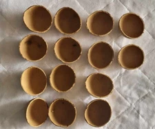 2 1/2" inch Paper pyro firework ariel shell, crafts, hemispheres, 14 pieces