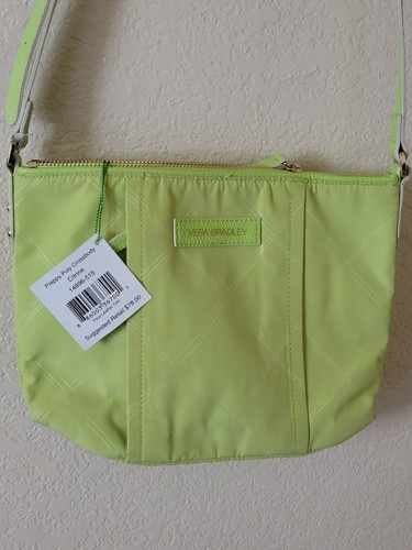 Vera Bradley Black Crossbody Green Bag . NWT - Picture 5 of 6