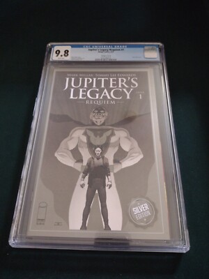 Jupiter's Legacy Requiem 1 CGC Universal Grade 9.8 variant cover H silver foil