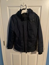 Urban Republic Blue Zipper Youth Boy Hooded Coat Size Large 14/16 gently Used