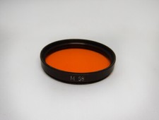 Vintage Panchromar Lens Filter Orange M58 Filter Germany Camera Photography