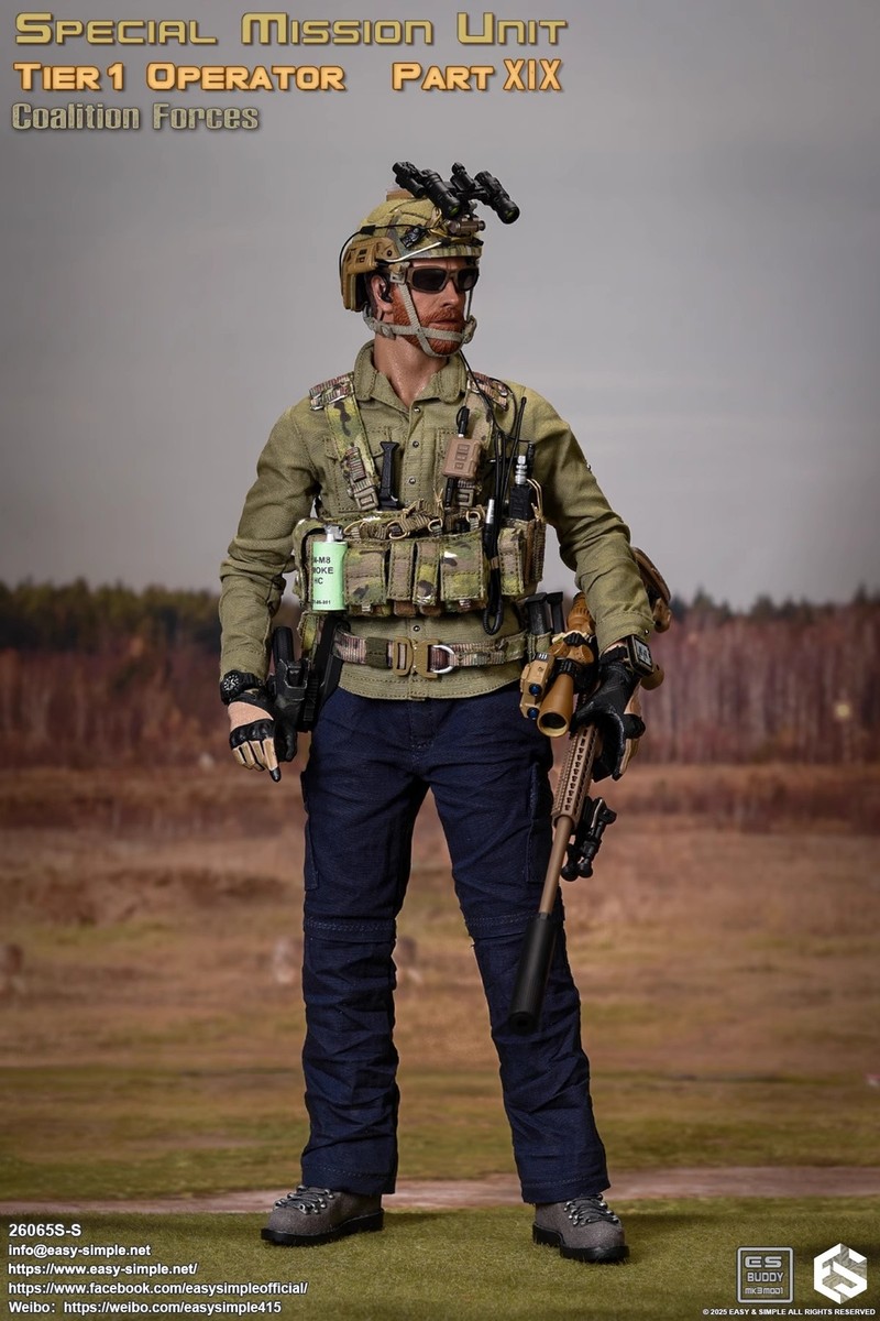 その他 Easy&amp;Simple 1/6 26065S-S Special Mission Easy&Simple ES 26065SS 1/6 SAS Special Mission Unit