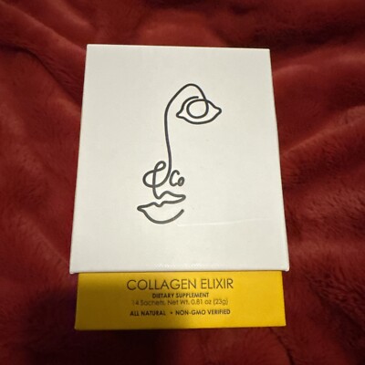 LEMON & CO. Lemon Collagen Elixir - Dietary Supplement 14 Sachets New