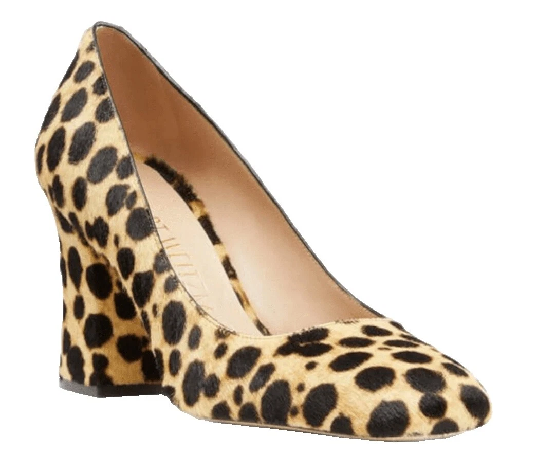 Stuart Weitzman Women's Animal Print Leather Upper Heels