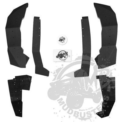 MudBusters Super Max Fender Flares for 2021-2026 Can-Am Commander (Non XMR)