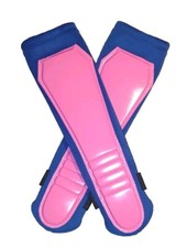 Pro Wrestling KICKPADS Blue with Pink Pad - other front pad colors available