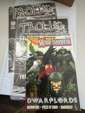 Warhammer Monthly and Troll Magazines Collection Very Good Condition
