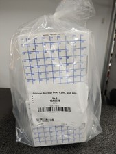 4/pk FISHERBRAND 1050028 9X9 Cryovial Storage Box