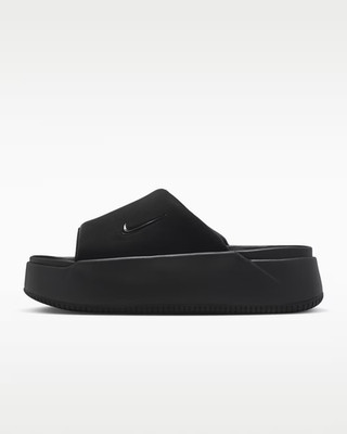 Nike Calm Elevation Women's Platform Slides Sandals Casual Beach Slip-On