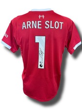 ARNE SLOT SIGNED 2025/26 LIVERPOOL FC HOME SHIRT (ACG CERT AG16568)
