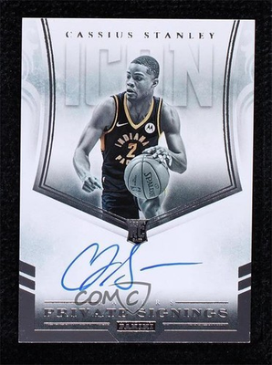#ad 2020 21 Panini Cassius Stanley #PSI CST Auto py5 $4.85